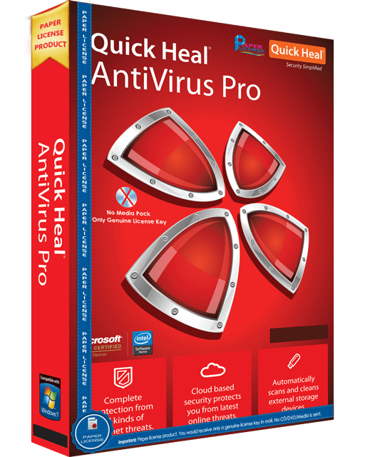 Quick Heal Antivirus Pro Renewal - 5 User / 1 Year
