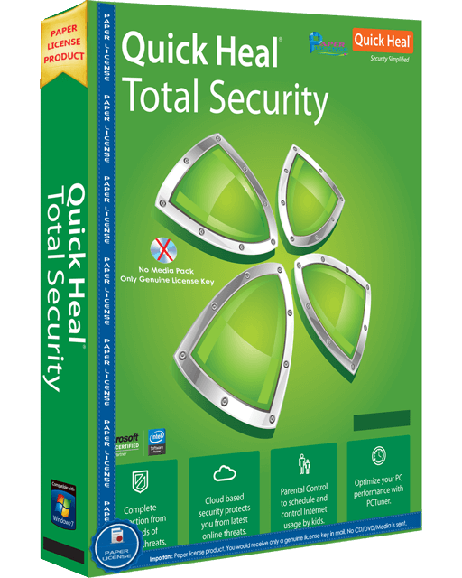 Quick Heal Total Security - 3 User / 1 Year